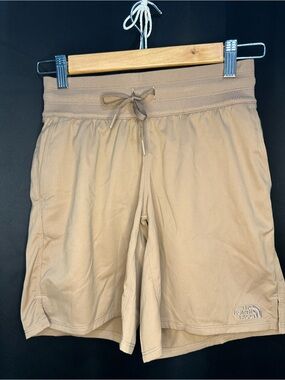 The North Face Women's Aphrodite Tan Athletic Drawstring Shorts